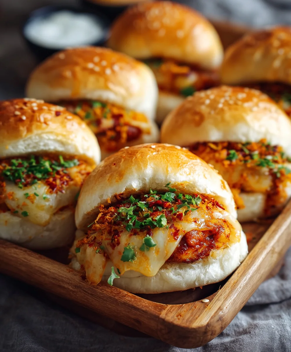 Buns Poulet Dynamite Fromagés: Moelleux, Épicés & Irrésistibles