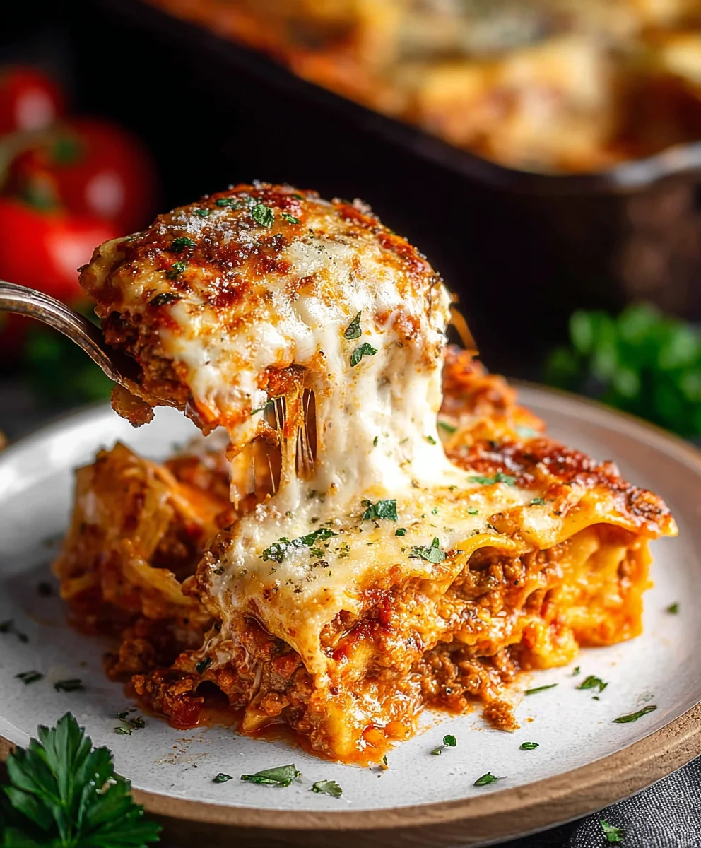 Irrésistibles Lasagnes Million Dollar au Bœuf pour la Famille