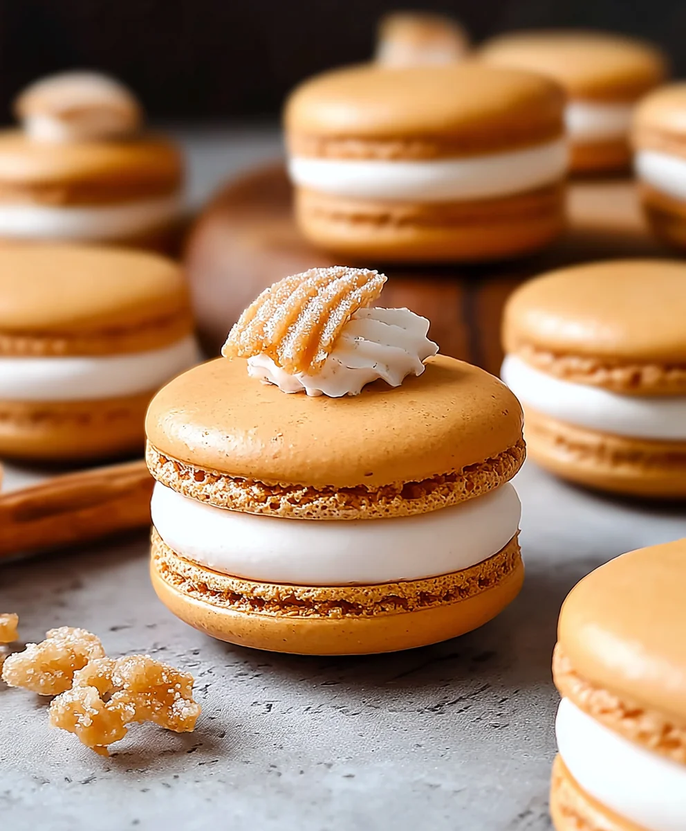 Macarons Tarte Citrouille Irrésistibles : Délices d'Automne