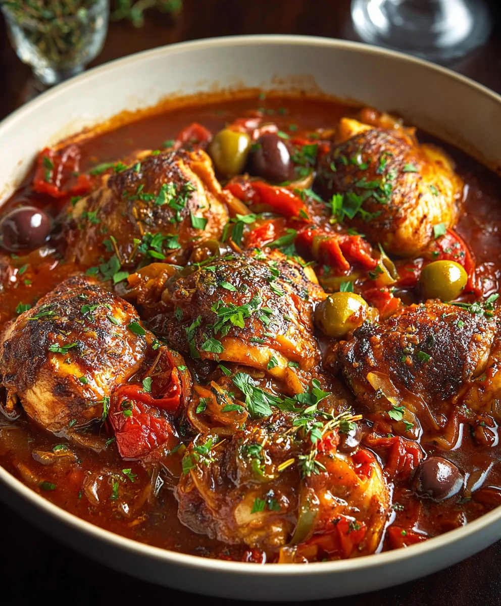 Poulet Cacciatore : La recette italienne savoureuse et simple