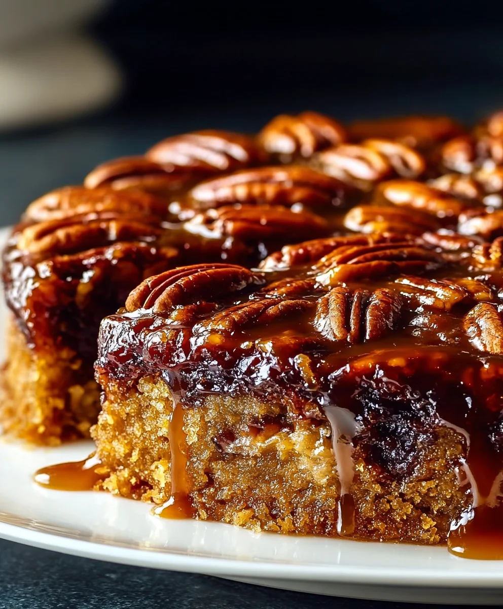 Gâteau Renversé aux Noix de Pécan : Irrésistible Douceur !