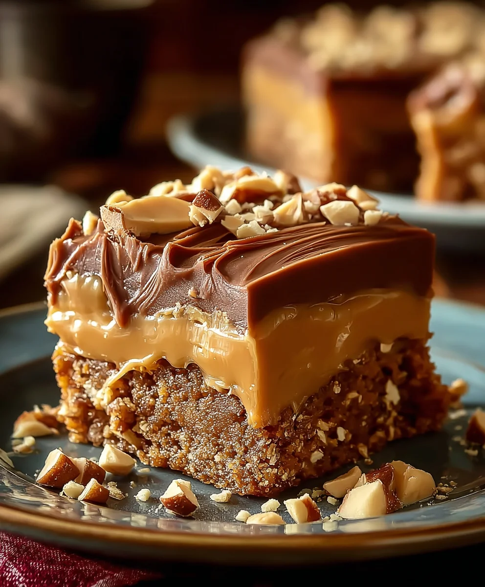 Gâteau Feuille Texas au Beurre de Cacahuète
