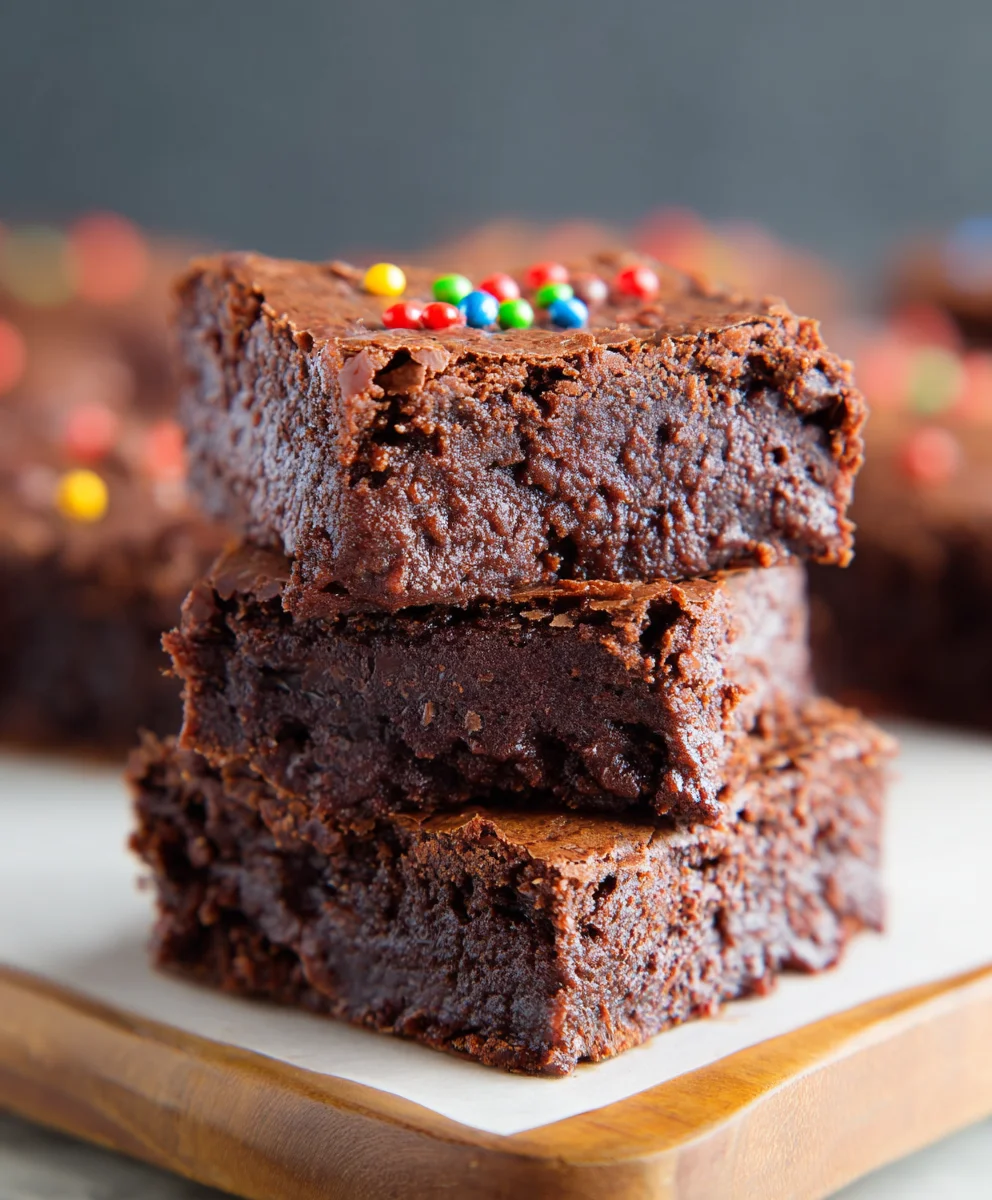 Brownies Cosmiques Fudgy : Un Délice Chocolat Absolu!