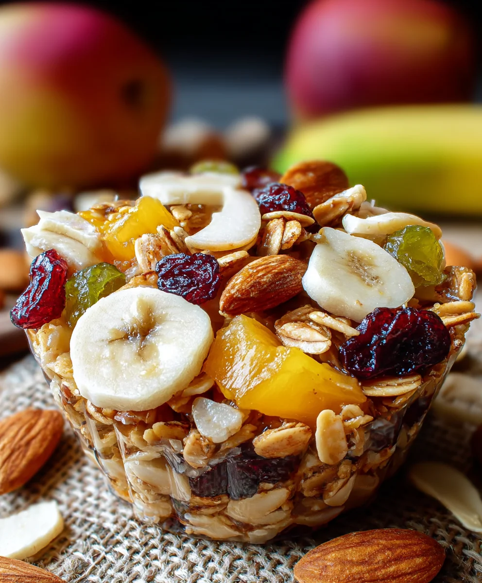 Delightful Tropical Trail Mix Snack Cups Recipe