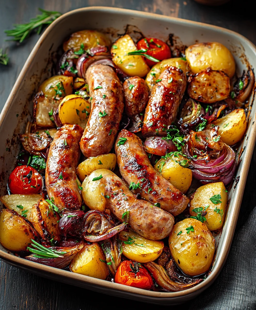Saucisses au four rapides et faciles