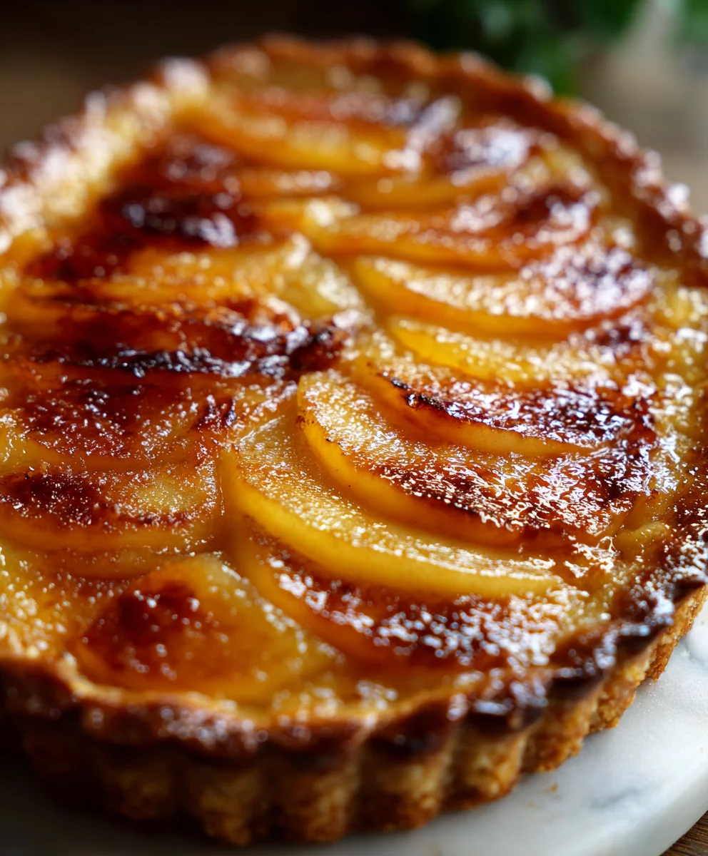 Tarte Pommes Crème Brûlée Facile & Gourmande
