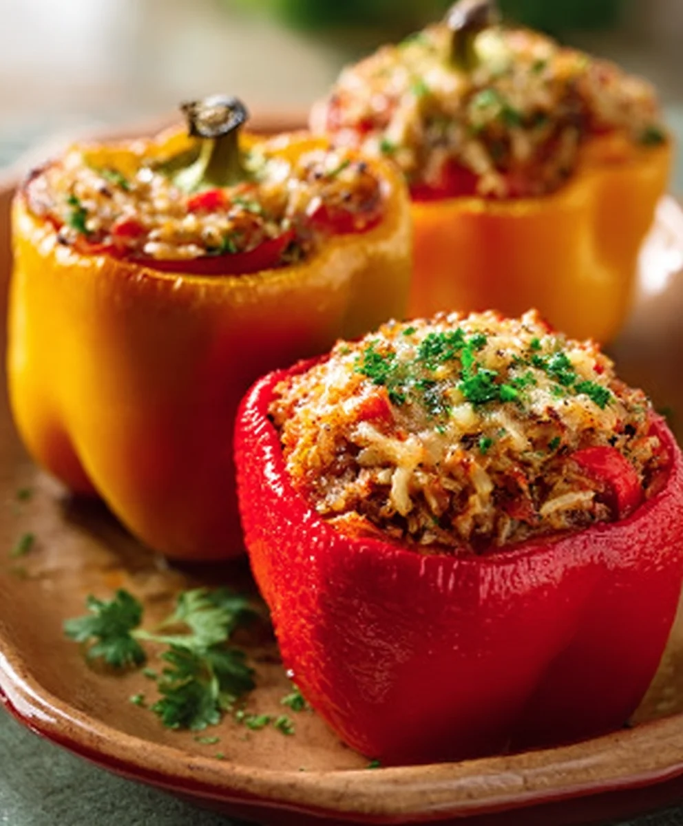 Poivrons Farcis Faciles au Bœuf : Recette Gourmande
