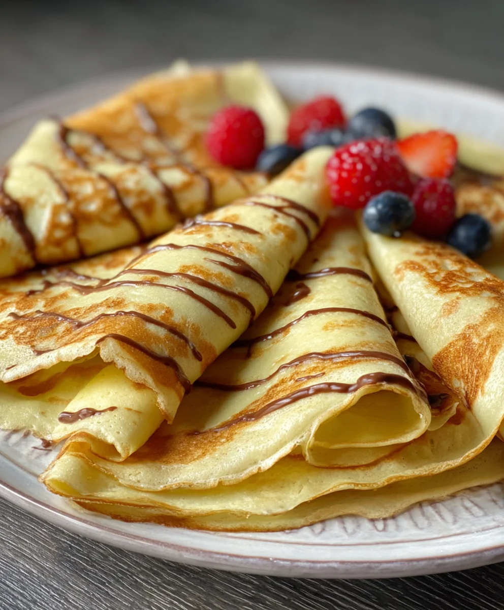 Crêpes Faciles au Mixeur | Recette Rapide