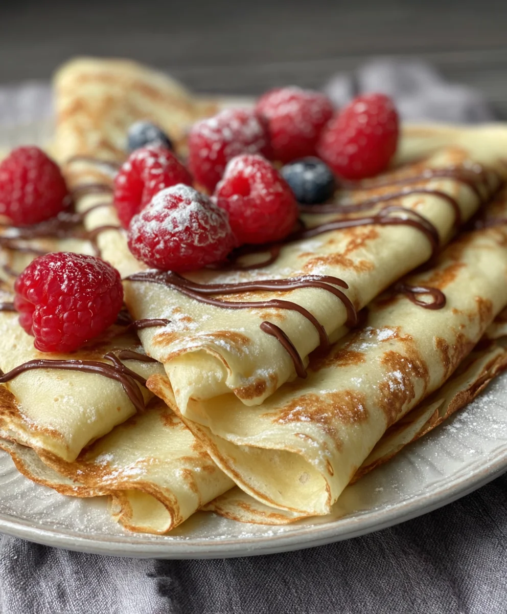 Crêpes Faciles au Mixeur | Recette Rapide