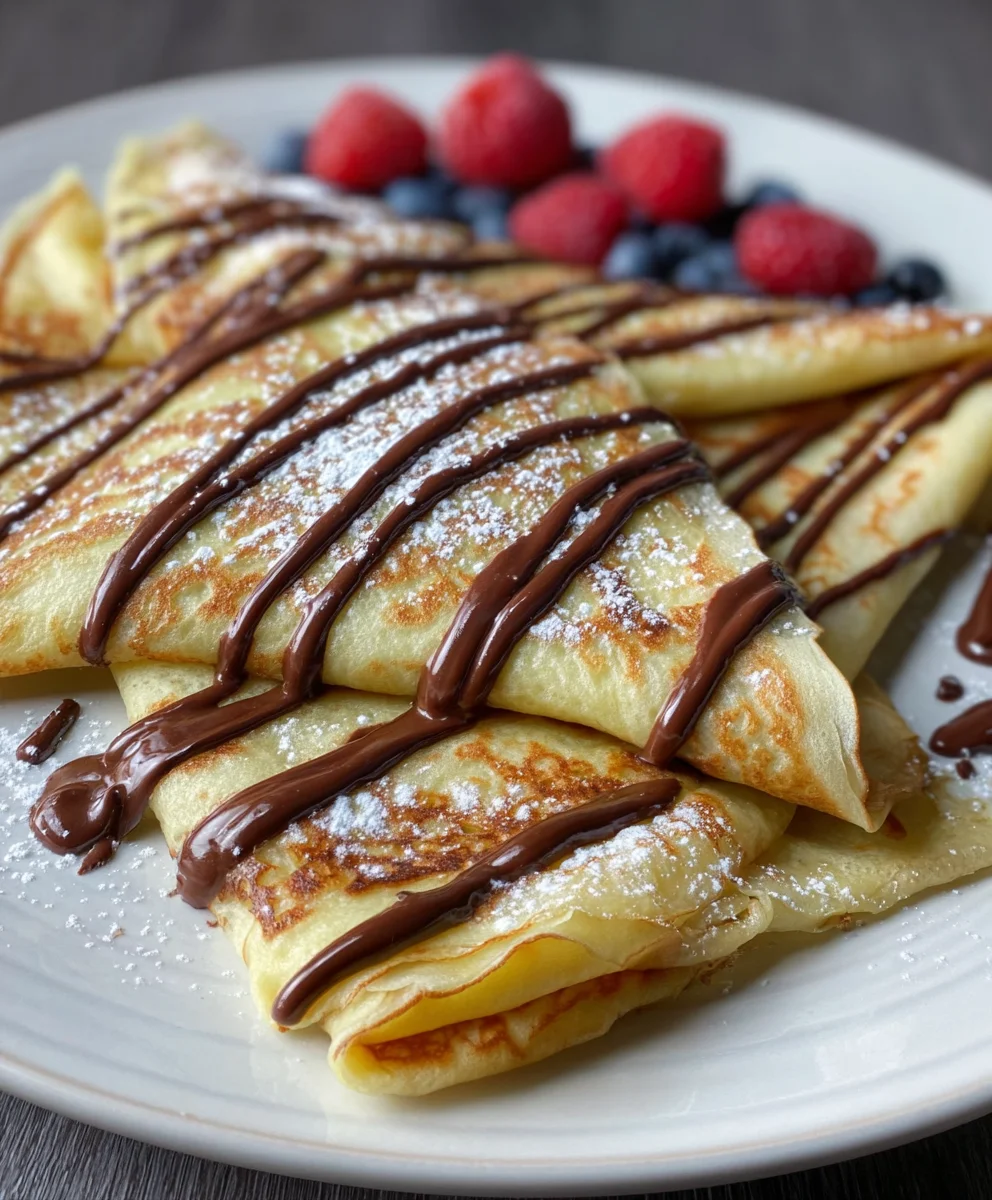 Crêpes Faciles au Mélangeur (Rapide & Simple)