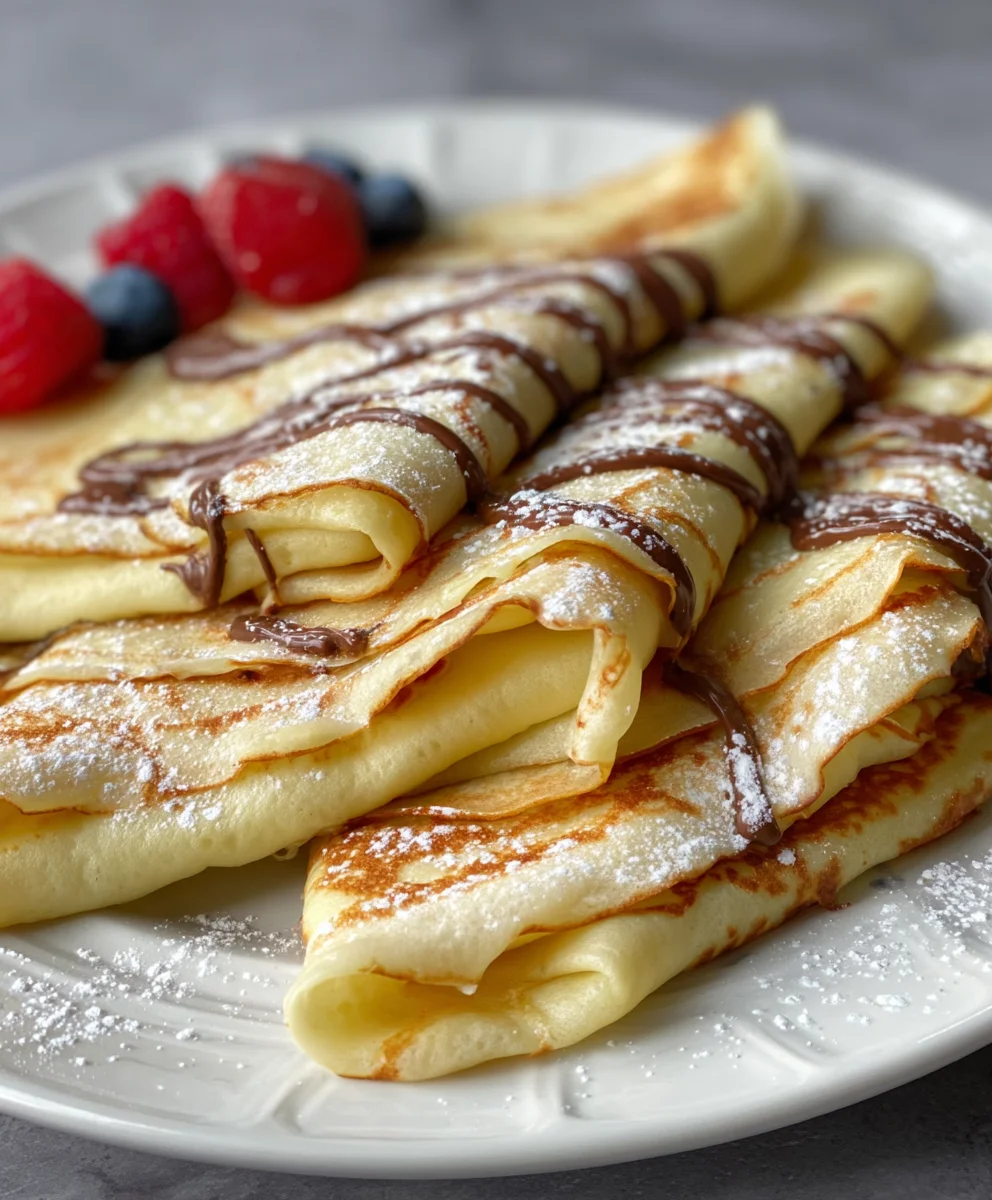 Crêpes Faciles au Mélangeur (Rapide & Simple)