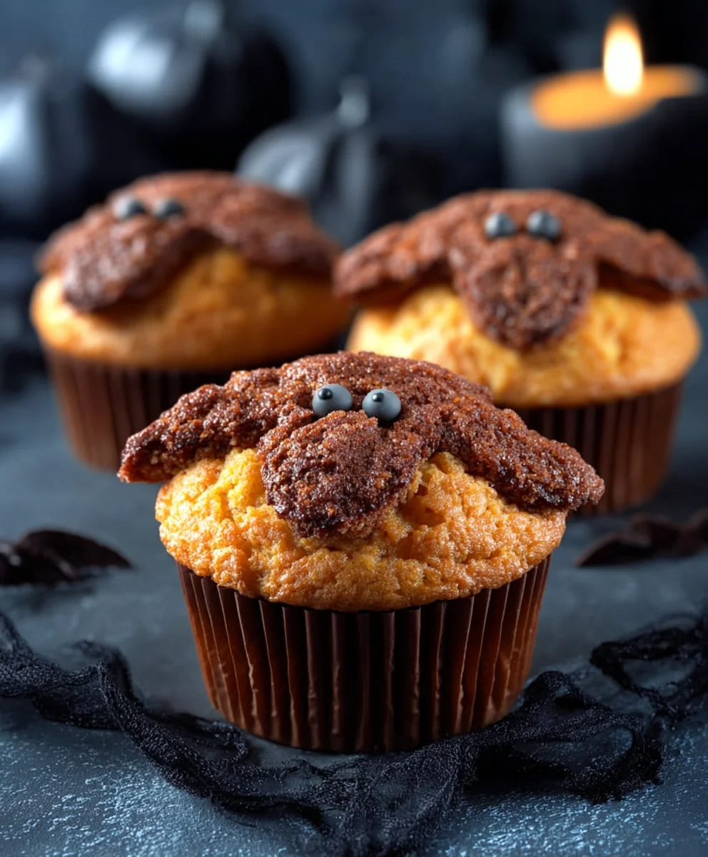 Muffins Pipistrelli Halloween Faciles & Gourmands