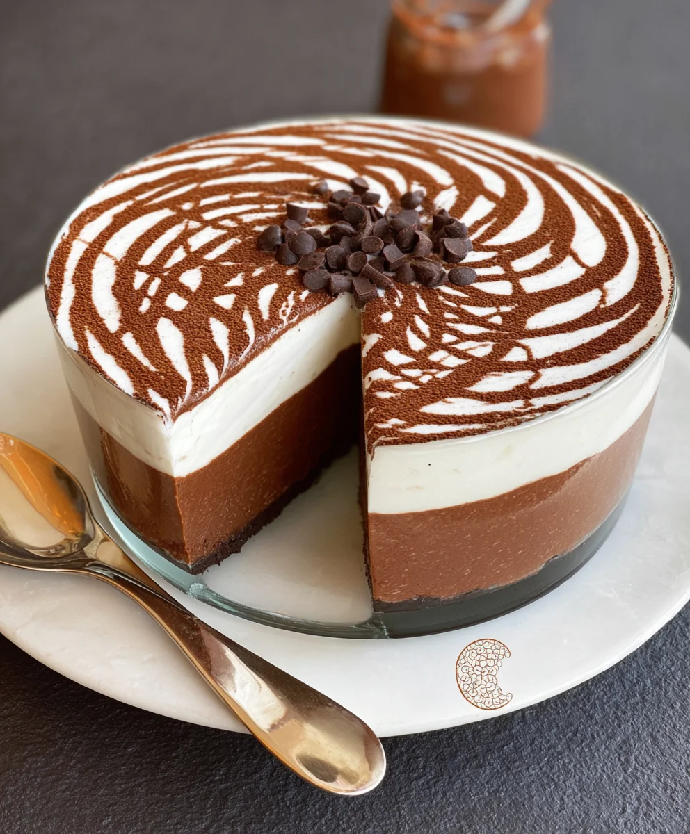 Mousse Zébrée Chocolats Facile et Gourmande