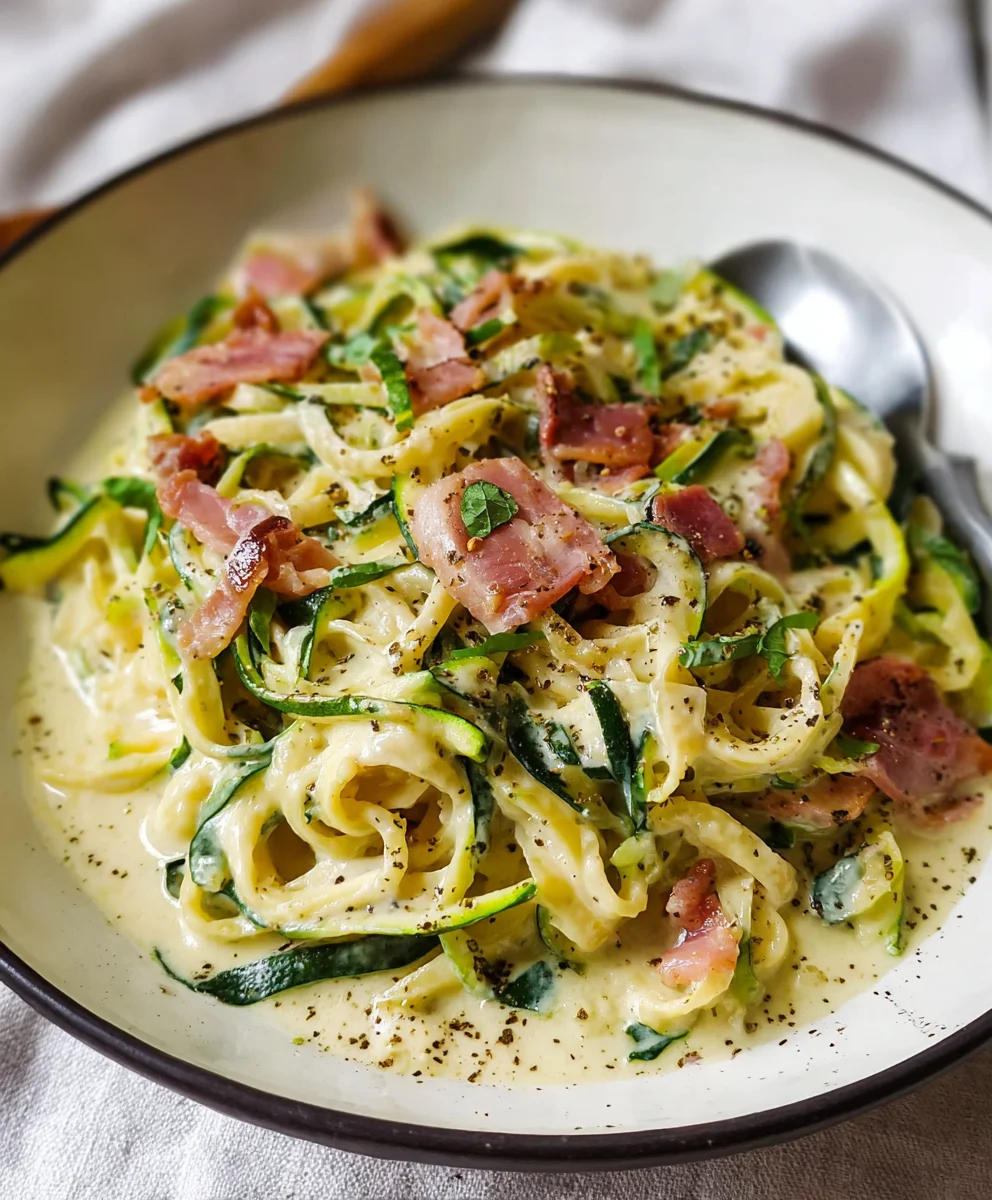 Carbonara Courgettes Facile: Recette Végétarienne Savoureuse