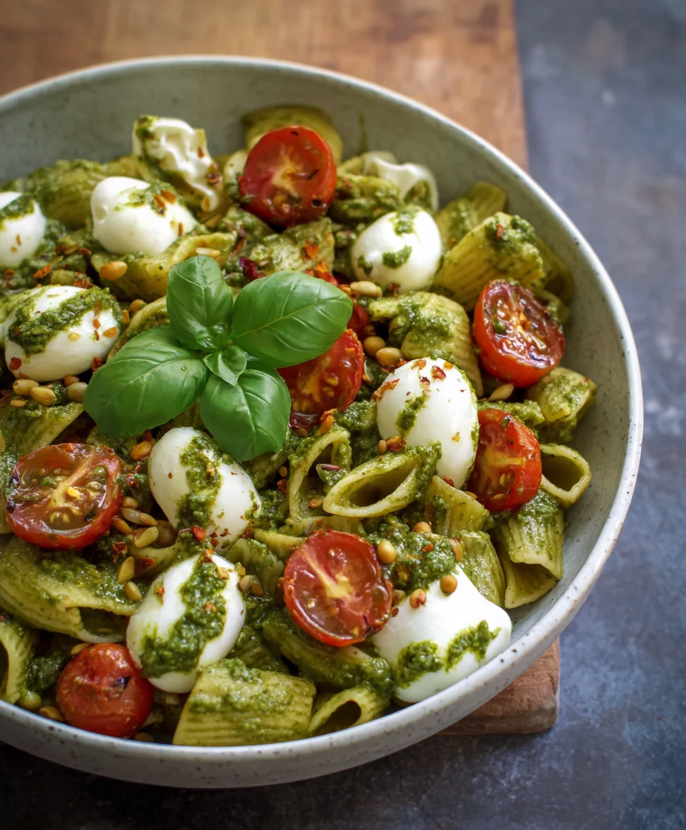 Salade Pesto Mozzarella : Recette Irrésistible