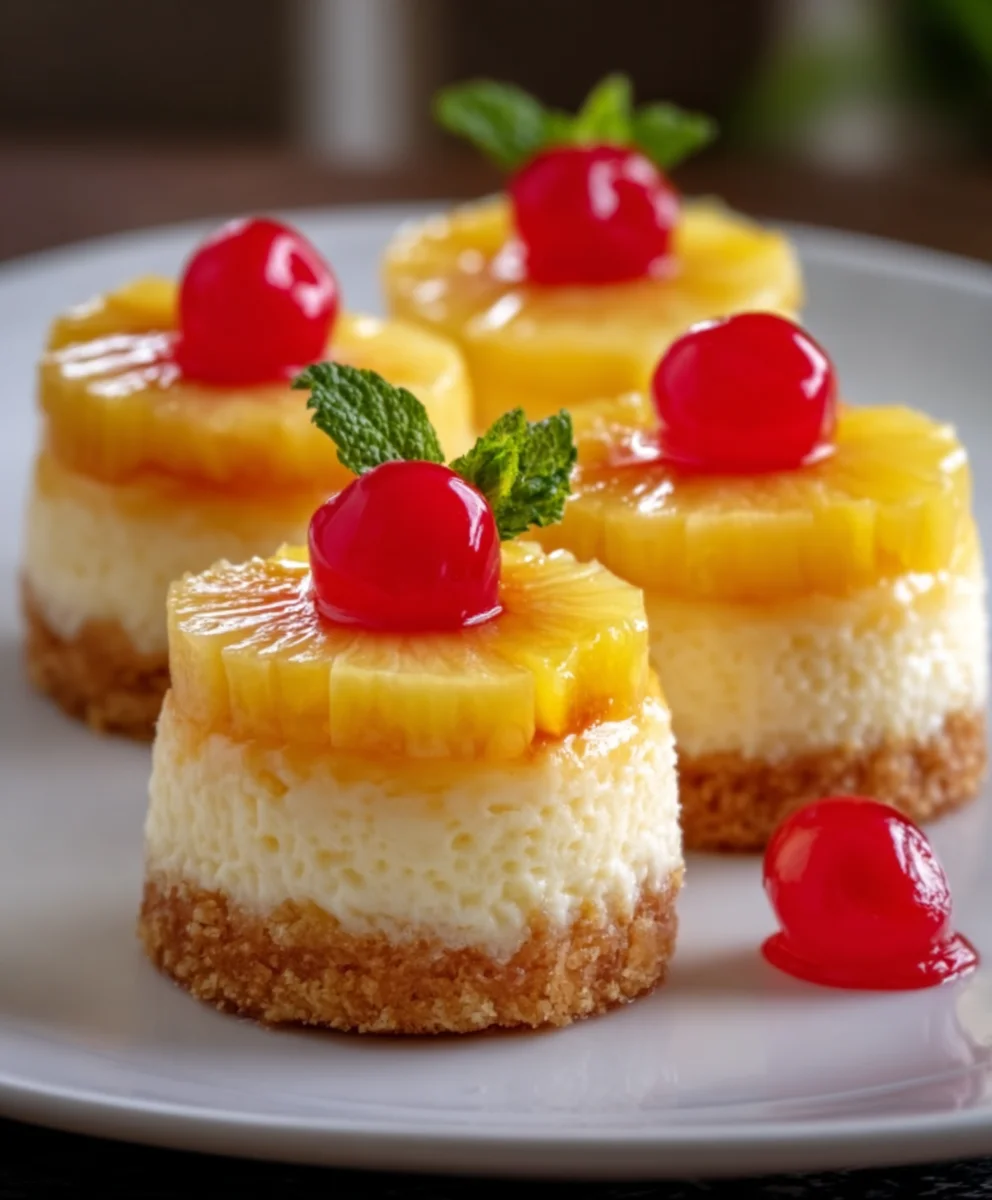 Mini Cheesecakes Ananas Renversés Faciles