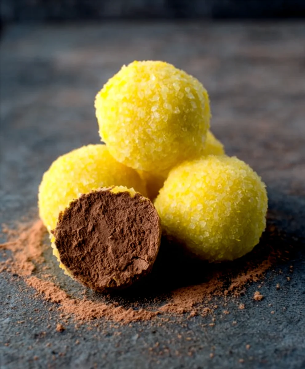 Truffes Citron Rapides : Gourmandise Min