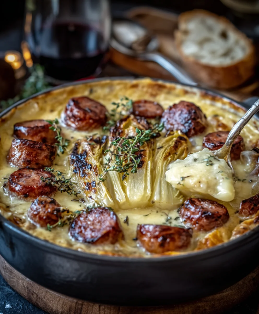 Endives Fondantes au Bœuf Fumé : Plat Réconfortant