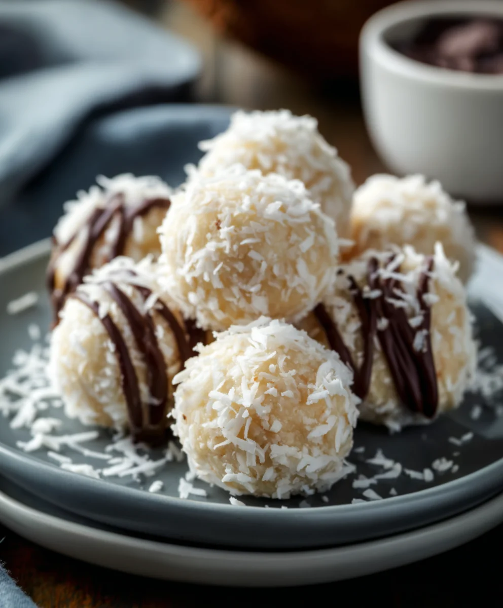Boules Crème Coco Sans Cuisson : Facile & Gourmand